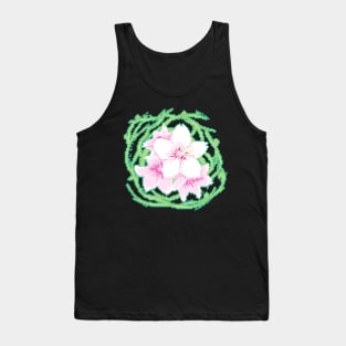 Cherry Blossom pixel art Tank Top